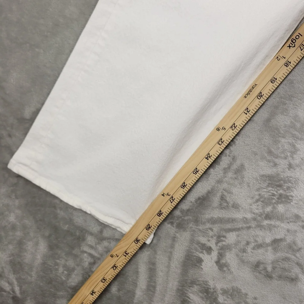 Polo Ralph Lauren The Hampton Relaxed Straight White Stretch Jeans Men's 42x30 - Picture 10 of 13